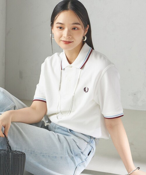 ポロシャツ ポロ FRED PERRY:M12 TWIN TIPPED SHIRT レディース FRED PERRY ポロシャツ ポロ PERRY:M12 TWIN TIPPED SHIRT