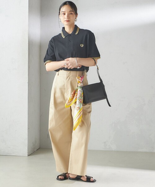 ポロシャツ ポロ FRED PERRY:M12 TWIN TIPPED SHIRT レディース FRED PERRY フレッドペリー レディース ポロシャツ ポロ 半袖