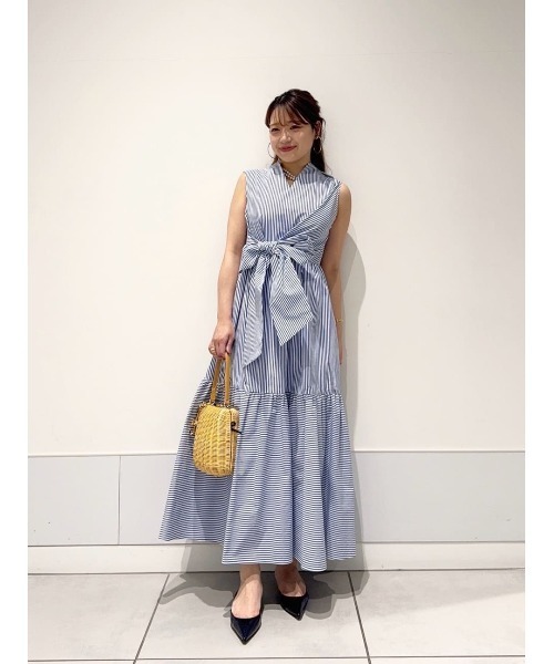 LOULOU WILLOUGHBYルルウィルビー2WAYバックリボンワンピース LOULOU WILLOUGHBY】バックリボンタフタワンピース|allureville