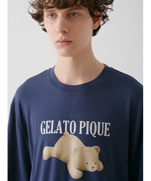 gelato pique 【UNISEX】Tシャツ ハーフパンツセット gelato pique パジャマ 「ONLINE限定」「HOMME」「接触冷感