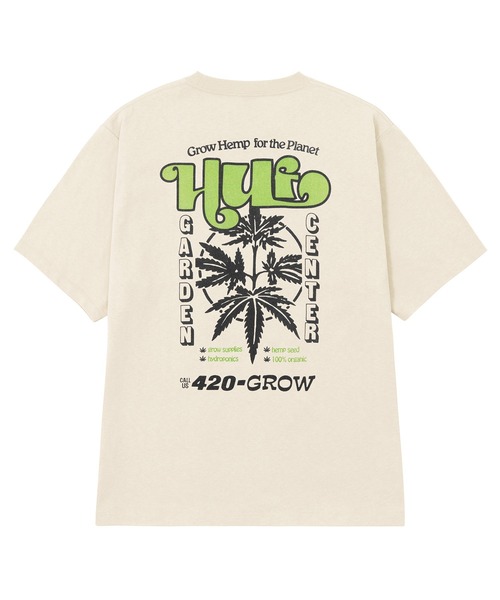 HUF tシャツ GARDEN CENTER 420 GROW TEE / ヘンプ 半袖 Tシャツ