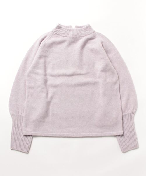 「Maglie le cassetto」 長袖ニット 9号 パープル レディース