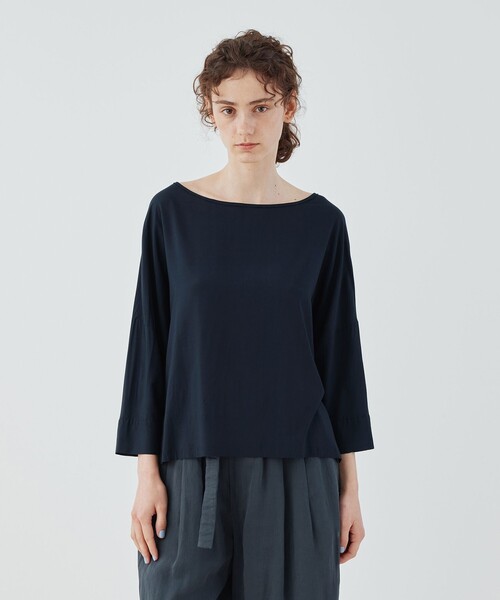 【新品】GALERIE VIE　ボートネックロングスリーブウール GALERIE VIE（ギャルリー ヴィー） ブラウス シャツ ウォッシャブル