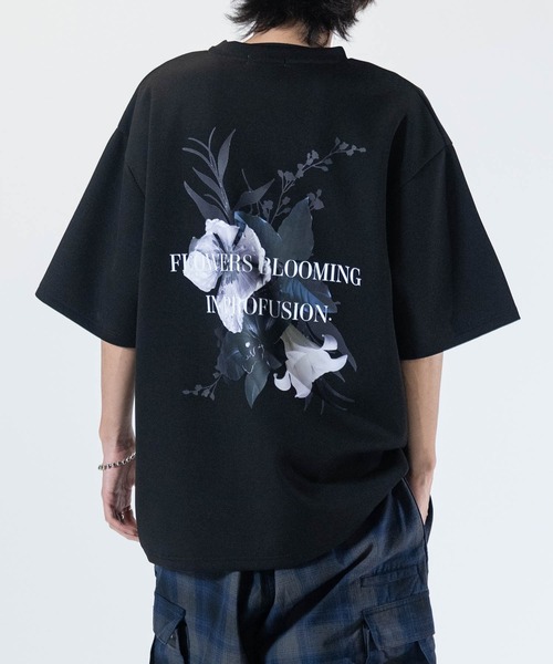 JOHN'S CLOSET tシャツ 「13」ムーン/フラワーグラフィック