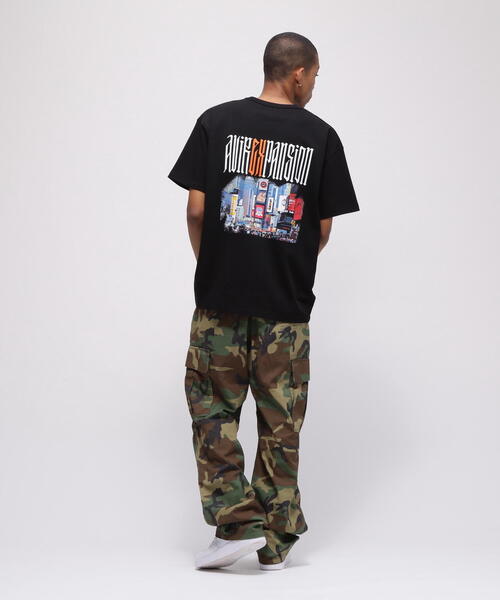 注目■AVIREX■× EXPANSIONコラボ 「タイムズスクエア」Tシャツ AVIREX tシャツ 「AVIREX / EXPANSION」”TIMES SQUARE” T-SHIRT