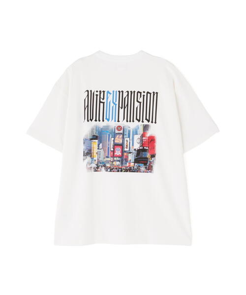 注目■AVIREX■× EXPANSIONコラボ 「タイムズスクエア」Tシャツ AVIREX tシャツ 「AVIREX / EXPANSION」”TIMES SQUARE” T-SHIRT