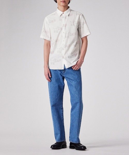 PS Paul Smith シャツ 半袖 Drawn by ”Dog” 半袖シャツ / 152713 619PN