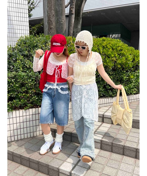 lace half pants レース Lace Half Pants｜MIKAGE SHIN