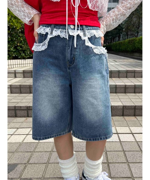 R-LONDONハーフパンツ美品 ハーフパンツ パンツ レディース ボトムス ペイズリー柄 送料