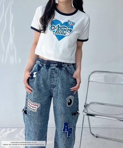 [宅送] AS KNOW tシャツ ○アクリルキーホルダー付き エンジェルブルー トップス