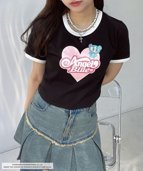 Angel Blue 半袖Tシャツ AS KNOW tシャツ ○アクリルキーホルダー付き エンジェルブルー