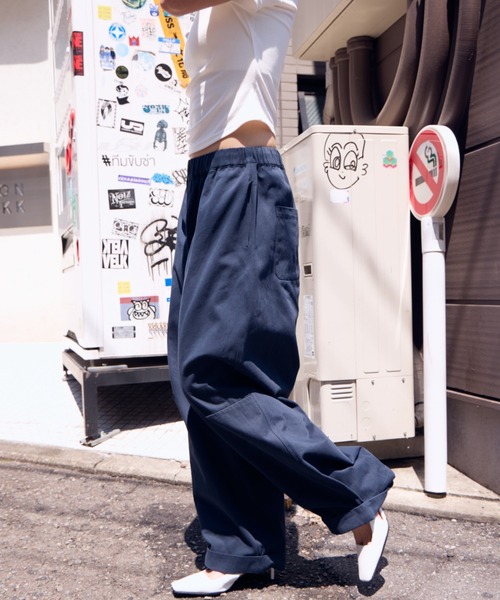 YAECA グレー チノパン ロールアップ 7600024F0062_l1_c102.jpg
