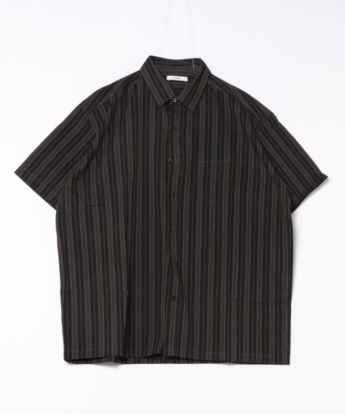 シャツ 半袖 a.p.o.v. レトロストライプシャツ メンズ レディース