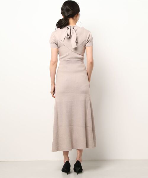 「dazzlin」 ニットワンピース SMALL パープル レディース_画像3