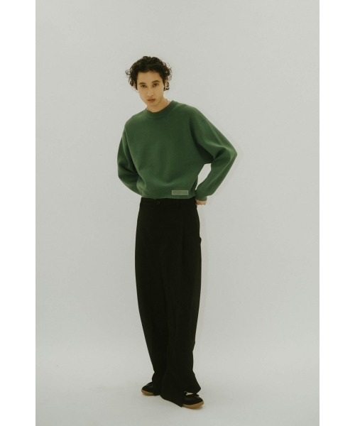 ニット セーター silicon label crew neck knit(unisex) レディース メンズ