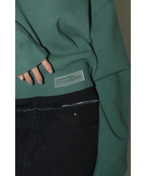 トップス knuthmarf silicon label crew neck knit silicon label crew neck knit(unisex)/3color | KNUTH MARF