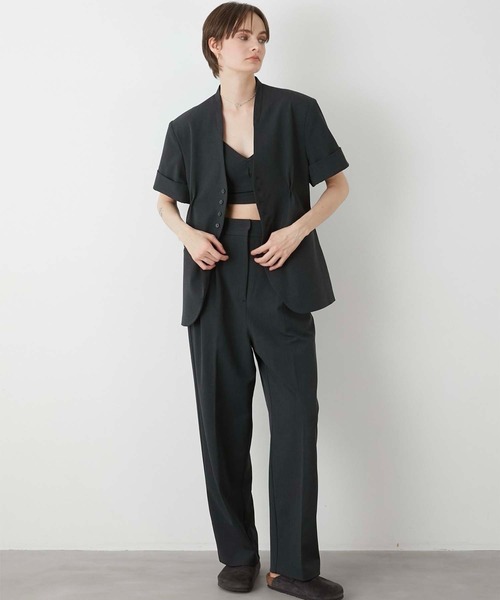 LA PEAU DE GEM　レザージャケット　ボアベスト　ブラック　ロング丈 fashion – タグ 