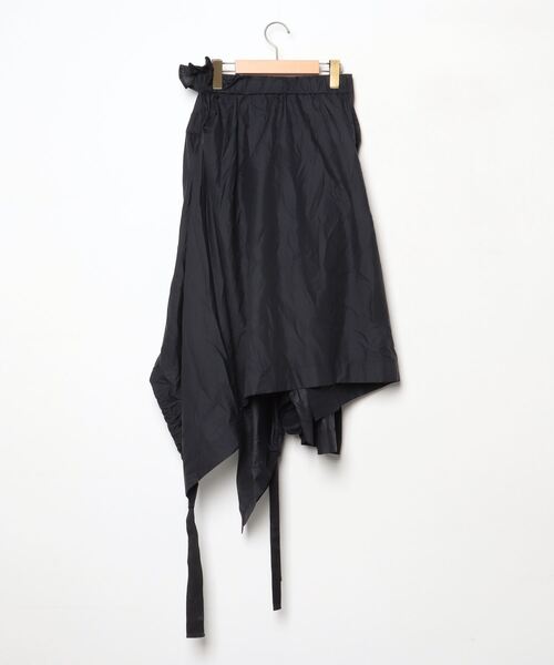 スカート Y-3 FW25 (JX4753 BLACK) adidas Y-3 Rayon Twill Skirt - Black | Free Shipping with