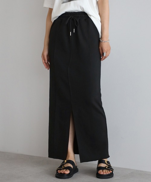 ENC スカート front slit sweat skirt / フロントスリットスウェット 