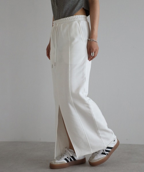 ENC スカート front slit sweat skirt / フロントスリットスウェット