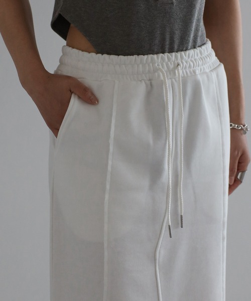 ENC スカート front slit sweat skirt / フロントスリットスウェット