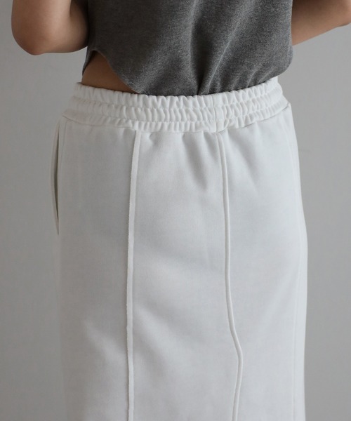 ENC スカート front slit sweat skirt / フロントスリットスウェット