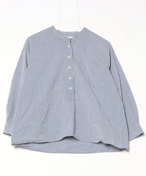 「MHL.」 長袖ブラウス 1 ブルー レディース