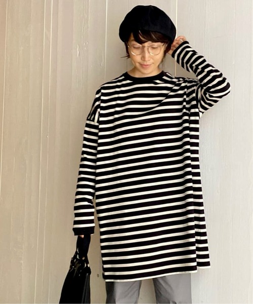 「JOURNAL STANDARD LUXE」 長袖カットソー FREE ブラック レディース