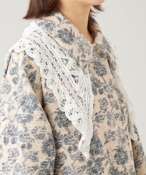 IENA LA BOUCLE バテンレースバブーシュカ 追加》IENA LA BOUCLE バテンレースバブーシュカ（バンダナ