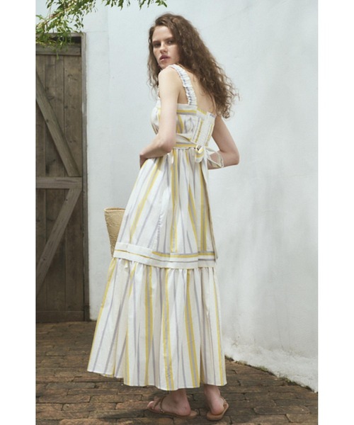 Estella.K ワンピース Hazel Dress タックティアードドレス : ZOZOTOWN