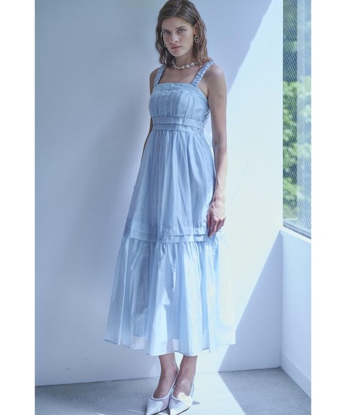 ワンピース Hazel Dress タックティアードドレスの画像