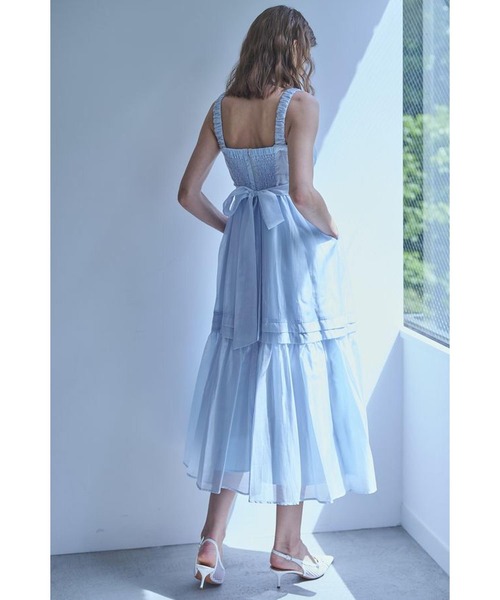 ワンピース Hazel Dress タックティアードドレスの画像