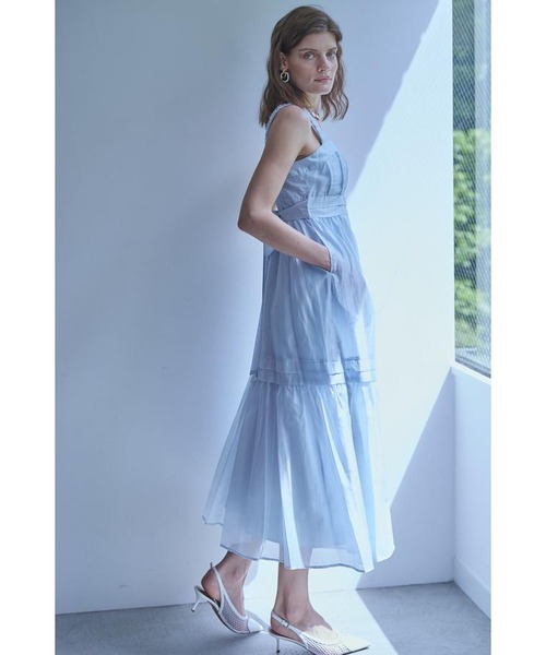 ワンピース Hazel Dress タックティアードドレスの画像