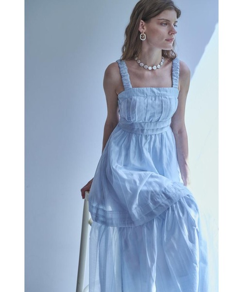 Estella.K ワンピース Hazel Dress タックティアードドレス : ZOZOTOWN