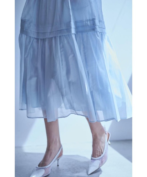 ワンピース Hazel Dress タックティアードドレスの画像