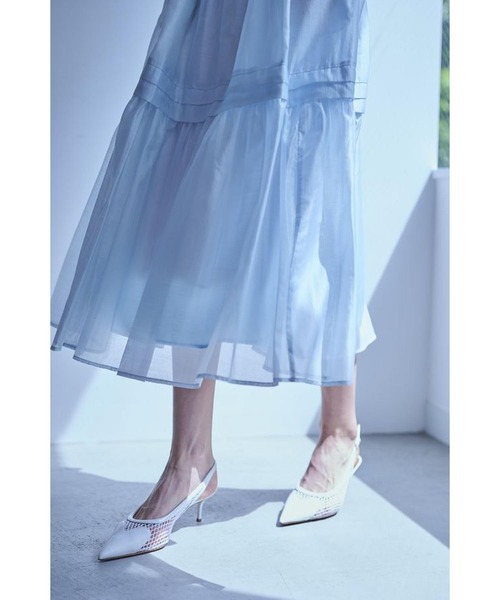 ワンピース Hazel Dress タックティアードドレスの画像