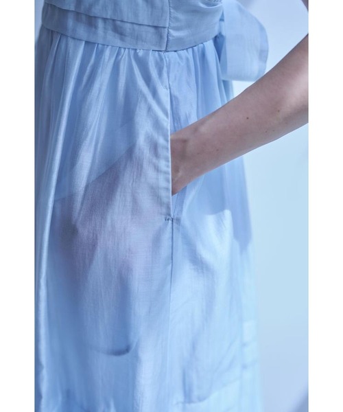 ワンピース Hazel Dress タックティアードドレスの画像
