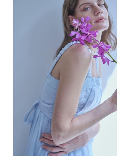 ワンピース Hazel Dress タックティアードドレスの画像