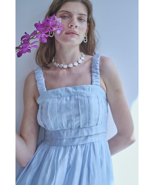 ワンピース Hazel Dress タックティアードドレスの画像