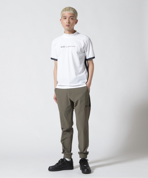 SY32 BY SWEET YEARS モックネック 半袖Tシャツ　XL SY32 by SWEET YEARS BY GOLF メンズ 半袖シャツ モックネック