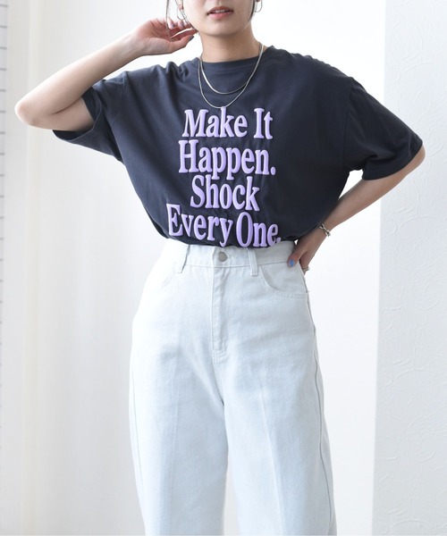 「Eimee Law」 半袖Tシャツ 38 チャコールグレー レディース