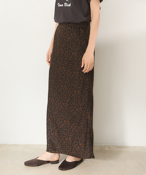 完売 美品 IENA BLACK レオパードスカート 38 IENA（イエナ） スカート BLACK レオパードスカート : ZOZOTOWN Yahoo