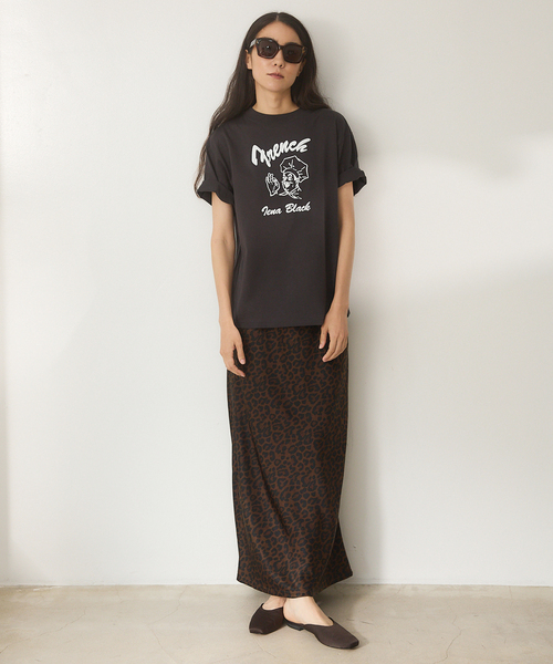 IENA（イエナ） スカート BLACK レオパードスカート : ZOZOTOWN Yahoo