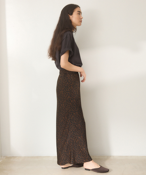 IENA（イエナ） スカート BLACK レオパードスカート : ZOZOTOWN Yahoo