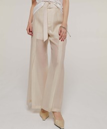 JOSE MOON（ジョゼムーン） ワイドパンツ パンツ CROSS SLIT SHEER