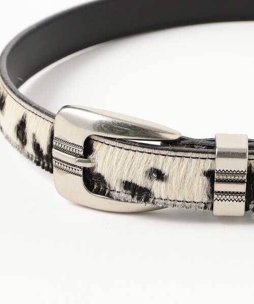 BEAMS BOY（ビームス ボーイ） ベルト 25mm ハラコ ベルト レディース