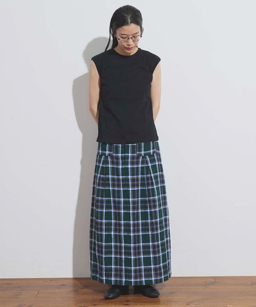 fig London（フィグロンドン） tシャツ _GIZA no sleeve レディース