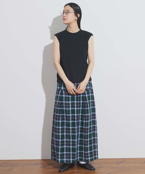 fig London（フィグロンドン） tシャツ _GIZA no sleeve レディース
