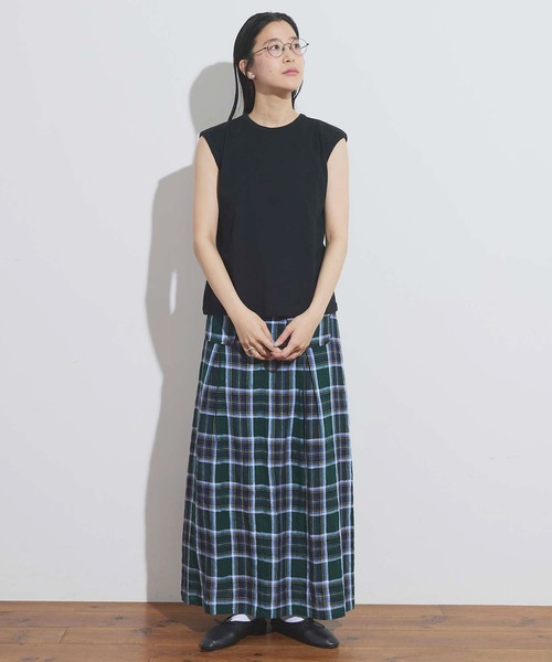 fig London（フィグロンドン） tシャツ _GIZA no sleeve レディース