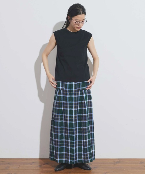 fig London（フィグロンドン） tシャツ _GIZA no sleeve レディース